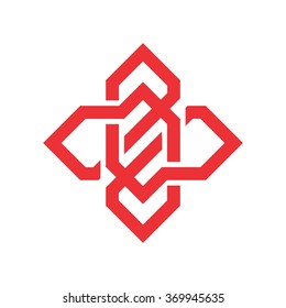 motif logo vector. celtic. arabesque.