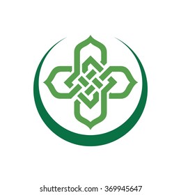 motif logo vector. celtic. arabesque.