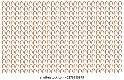 Motif and Pattern of Ancient Cave Drawing at Diriyah, Saudi Arabia. Vector Illustration.