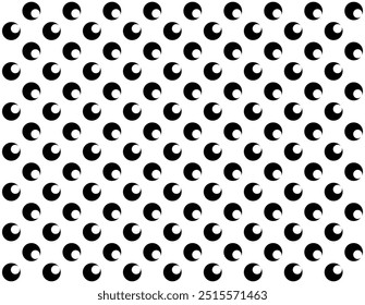 Motif Pattern Created by Deformation of the Circle Shape. Modern and Contemporary Style. Can use for Decoration, Background, Tile, Wallpaper, Wrapping, Fabric, Textile, Carpet, ect