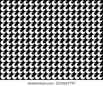 Motif Pattern Created by Deformation of the Circle Shape. Modern and Contemporary Style. Can use for Decoration, Background, Tile, Wallpaper, Wrapping, Fabric, Textile, Carpet, etc