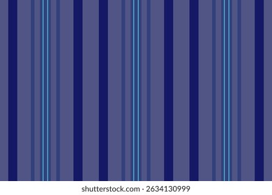 Textura de líneas de patrón de motivo, Vector de rayas de Vertical gruesa. Selección de fondo de tela textil sin costuras en paleta de colores azul y cian.