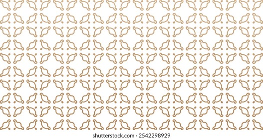 motif seamlessly pattern geometry gold color isolated white backgrounds for knitted fabric textured, fabric printing, birthday invitations covers, wraps paper, covering books, patterned fills elements