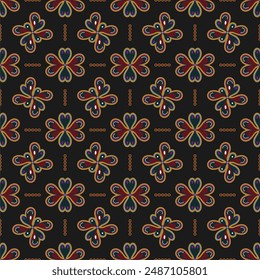 Motiv Textil Ornament Muster, auch digital bedruckbar, Vektorgrafik Hintergrund