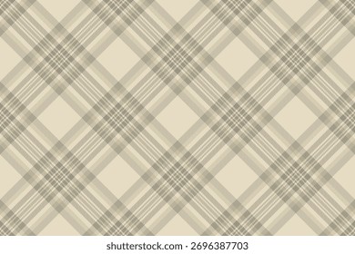 Textura inconsútil de la materia textil del motivo, control de Vector de la tela de la célula. Patrón de tartán a cuadros de fondo de moda en colores pastel y paleta de colores claros.