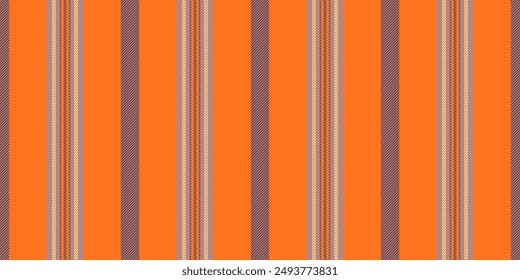 Motif vector seamless textile, sheet vertical lines background. Trim pattern texture stripe fabric in indian orange and blue colors palette.