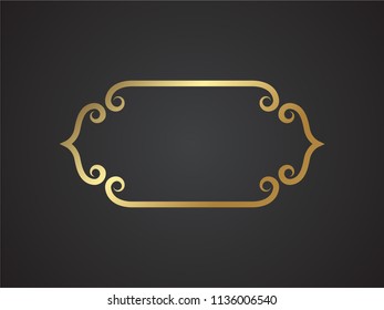 Motif-patterned vector frame