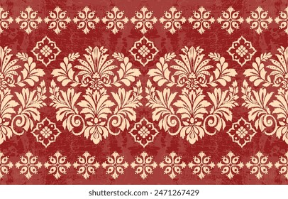 Motifs African boho paisley Floral Ikat pattern embroidery border. Ethnic ikat floral Ethnic Indian Pattern Ikat pattern Ethnic Pattern.Border indian floral Aztec embroidery border seamless patterns.