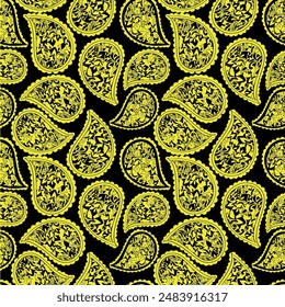 Motifs African boho paisley Floral Ikat pattern embroidery border. Ethnic ikat floral Ethnic Indian Pattern Ikat pattern Ethnic Pattern. colorful paisley ethnic. colorful paisley