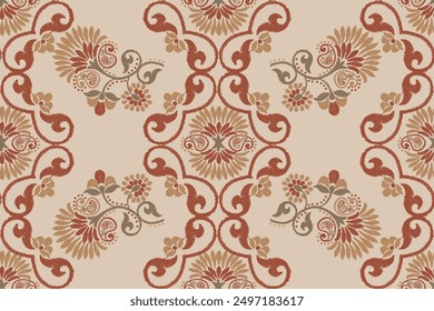 Motifs African boho paisley Floral Ikat pattern embroidery border. Ethnic ikat floral Ethnic Indian Pattern Ikat pattern Ethnic Pattern.Border indian floral Aztec embroidery border seamless patterns.