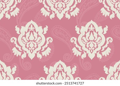 Motifs African boho paisley Floral embroidery Ikat pattern border. Ethnic ikat floral Ethnic Indian Pattern Ikat pattern Ethnic Pattern.Border indian floral Aztec embroidery border seamless patterns.