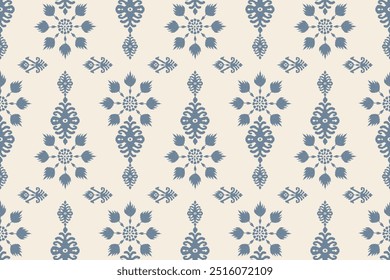 Motifs African boho paisley Floral Ikat pattern embroidery border. Ethnic ikat floral Ethnic Indian Pattern Ikat pattern Ethnic Pattern.Border indian floral Aztec embroidery border seamless patterns.