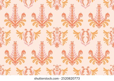 Motifs African boho paisley Floral Ikat pattern embroidery border. Ethnic ikat floral Ethnic Indian Pattern Ikat pattern Ethnic Pattern.Border indian floral Aztec embroidery border seamless patterns.