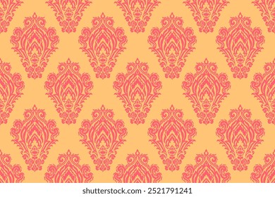 Motivos Africano boho paisley Floral Ikat padrão bordado fronteira. Etnia ikat floral padrão étnico indiano padrão Ikat Padrão étnico.Borda floral indiano bordado asteca borda sem costura padrões. 