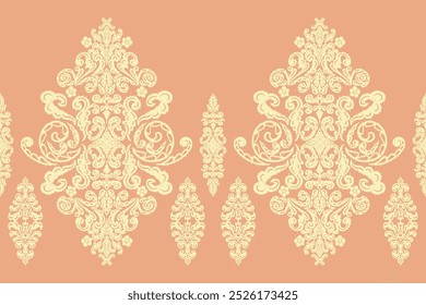 Motifs African boho paisley Floral Ikat pattern embroidery border. Ethnic ikat floral Ethnic Indian Pattern Ikat pattern Ethnic Pattern.Border indian floral Aztec embroidery border seamless patterns.