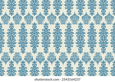 Motifs African boho paisley Floral Ikat seamless pattern embroidery border. Ethnic ikat floral Ethnic Indian Pattern Ikat pattern Ethnic Pattern.Border floral Aztec embroidery border seamless patterns
