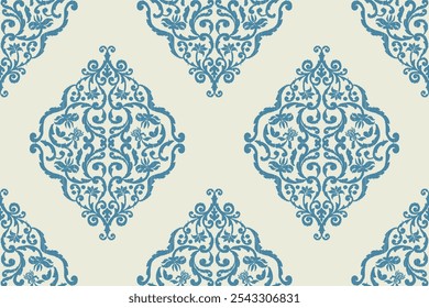 Motifs African boho paisley Floral Ikat seamless pattern embroidery border. Ethnic ikat floral Ethnic Indian Pattern Ikat pattern Ethnic Pattern.Border floral Aztec embroidery border seamless patterns