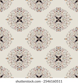 Motifs African boho paisley Floral Ikat pattern embroidery border. Ethnic ikat floral Ethnic Indian Pattern Ikat pattern Ethnic Pattern.Border indian floral Aztec embroidery border seamless patterns.