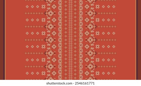 Motifs African boho paisley Floral Ikat pattern embroidery border. Ethnic ikat floral Ethnic Indian Pattern Ikat pattern Ethnic Pattern.Border indian floral Aztec embroidery border seamless patterns.