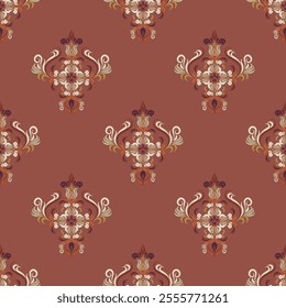 Motifs African boho paisley Floral Ikat pattern embroidery border. Ethnic ikat floral Ethnic Indian Pattern Ikat pattern Ethnic Pattern.Border indian floral Aztec embroidery border seamless patterns.