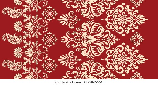Motifs African boho paisley Floral Ikat pattern embroidery border. Ethnic ikat floral Ethnic Indian Pattern Ikat pattern Ethnic Pattern.Border indian floral Aztec embroidery border seamless patterns.