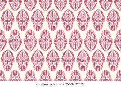 Motifs African boho paisley Floral Ikat seamless pattern embroidery border. Ethnic ikat floral Ethnic Indian Pattern Ikat pattern Ethnic Pattern.Border floral Aztec embroidery border seamless patterns