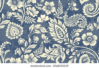 Motifs African boho paisley Floral Ikat pattern embroidery border. Ethnic ikat floral Ethnic Indian Pattern Ikat pattern Ethnic Pattern.Border indian floral Aztec embroidery border seamless patterns.