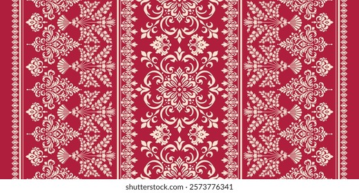 Motifs African boho paisley Floral Ikat pattern embroidery border. Ethnic ikat floral Ethnic Indian Pattern Ikat pattern Ethnic Pattern.Border indian floral Aztec embroidery border seamless patterns.
