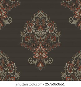 Motifs African boho paisley Floral Ikat pattern embroidery border. Ethnic ikat floral Ethnic Indian Pattern Ikat pattern Ethnic Pattern.Border indian floral Aztec embroidery border seamless patterns.