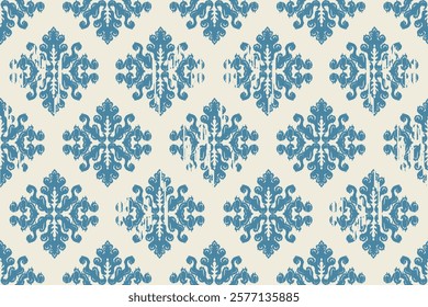 Motifs African boho paisley Floral Ikat seamless pattern embroidery border. Ethnic ikat floral Ethnic Indian Pattern Ikat pattern Ethnic Pattern.Border floral Aztec embroidery border seamless patterns