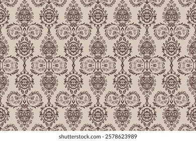 Motifs African boho paisley Floral Ikat pattern embroidery border. Ethnic ikat floral Ethnic Indian Pattern Ikat pattern Ethnic Pattern.Border indian floral Aztec embroidery border seamless patterns.