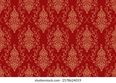Motifs African boho paisley Floral Ikat pattern embroidery border. Ethnic ikat floral Ethnic Indian Pattern Ikat pattern Ethnic Pattern.Border indian floral Aztec embroidery border seamless patterns.