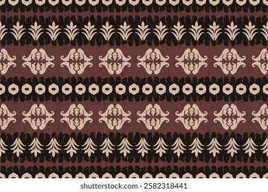 Motifs African boho paisley Floral Ikat pattern embroidery border. Ethnic ikat floral Ethnic Indian Pattern Ikat pattern Ethnic Pattern.Border Indian floral Aztec embroidery border seamless patterns.