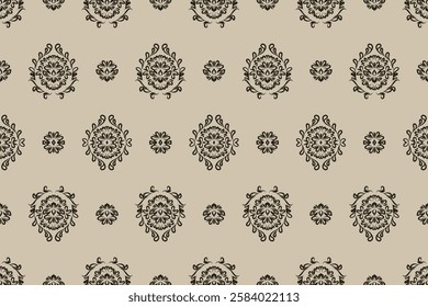 Motifs African boho paisley Floral Ikat pattern embroidery border. Ethnic ikat floral Ethnic Indian Pattern Ikat pattern Ethnic Pattern.Border indian floral Aztec embroidery border seamless patterns.