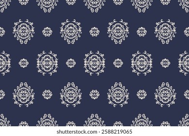 Motifs African boho paisley Floral Ikat pattern embroidery border. Ethnic ikat floral Ethnic Indian Pattern Ikat pattern Ethnic Pattern.Border indian floral Aztec embroidery border seamless patterns.