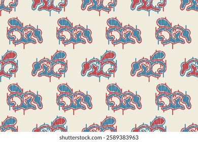 Motifs African boho paisley Floral embroidery Ikat pattern border. Ethnic ikat floral Ethnic Indian Pattern Ikat pattern Ethnic Pattern.Border indian floral Aztec embroidery border seamless patterns.