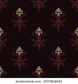 Motifs African boho paisley Floral Ikat pattern embroidery border. Ethnic ikat floral Ethnic Indian Pattern Ikat pattern Ethnic Pattern.Border indian floral Aztec embroidery border seamless patterns.