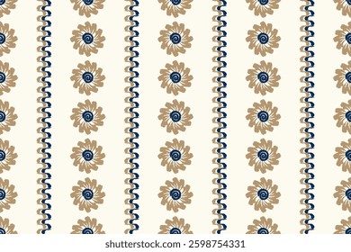 Motifs African boho paisley Floral Ikat pattern embroidery border. Ethnic ikat floral Ethnic Indian Pattern.Border Indian floral Aztec embroidery seamless patterns.Aztec geometric ornament print.