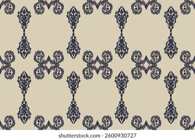 Motifs African boho paisley Floral Ikat seamless pattern embroidery border. Ethnic ikat floral Ethnic Indian Pattern Ikat pattern Ethnic Pattern.Border floral Aztec embroidery border seamless patterns