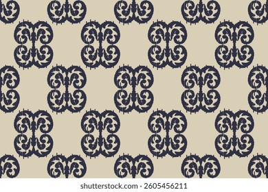 Motifs African boho paisley Floral Ikat seamless pattern embroidery border. Ethnic ikat floral Ethnic Indian Pattern Ikat pattern Ethnic Pattern.Border floral Aztec embroidery border seamless patterns