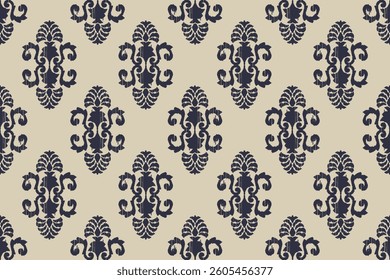 Motifs African boho paisley Floral Ikat seamless pattern embroidery border. Ethnic ikat floral Ethnic Indian Pattern Ikat pattern Ethnic Pattern.Border floral Aztec embroidery border seamless patterns