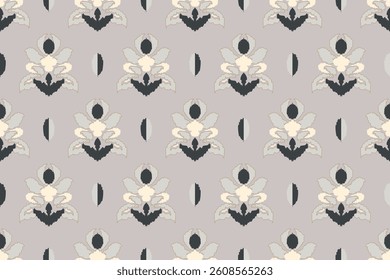 Motifs African boho paisley Floral Ikat pattern embroidery border. Ethnic ikat floral Ethnic Indian Pattern Ikat pattern Ethnic Pattern.Border indian floral Aztec embroidery border seamless patterns.