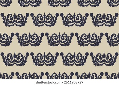 Motifs African boho paisley Floral embroidery Ikat pattern border. Ethnic ikat floral Ethnic Indian Pattern Ikat pattern Ethnic Pattern.Border indian floral Aztec embroidery border seamless patterns.