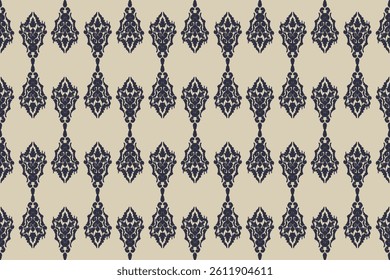 Motifs African boho paisley Floral embroidery Ikat pattern border. Ethnic ikat floral Ethnic Indian Pattern Ikat pattern Ethnic Pattern.Border indian floral Aztec embroidery border seamless patterns.