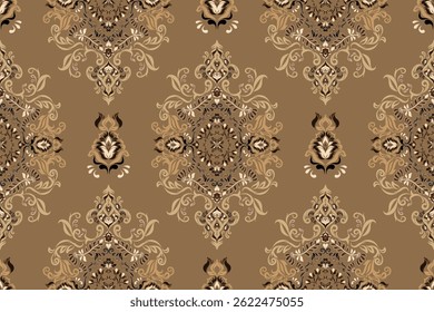 Motifs African boho paisley Floral Ikat pattern embroidery border. Ethnic ikat floral Ethnic Indian Pattern Ikat pattern Ethnic Pattern.Border indian floral Aztec embroidery border seamless patterns.