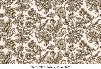 Motifs African boho paisley Floral Ikat pattern embroidery border. Ethnic ikat floral Ethnic Indian Pattern ikat pattern Ethnic Pattern. Border indian floral Aztec embroidery border seamless patterns