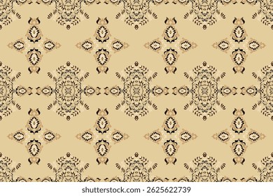 Motifs African boho paisley Floral Ikat pattern embroidery border. Ethnic ikat floral Ethnic Indian Pattern Ikat pattern Ethnic Pattern.Border indian floral Aztec embroidery border seamless patterns.
