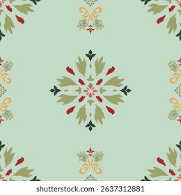 Motifs African boho paisley Floral Ikat pattern embroidery border. Ethnic ikat floral Ethnic Indian Pattern Ikat pattern Ethnic Pattern.Border indian floral Aztec embroidery border seamless patterns.