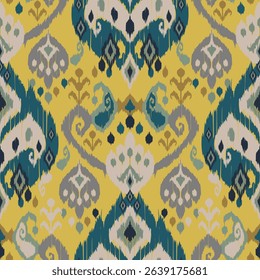 Motifs African boho paisley Floral Ikat pattern embroidery border. Ethnic ikat floral Ethnic Indian Pattern Ikat pattern Ethnic Pattern.Border indian floral Aztec embroidery border seamless patterns.