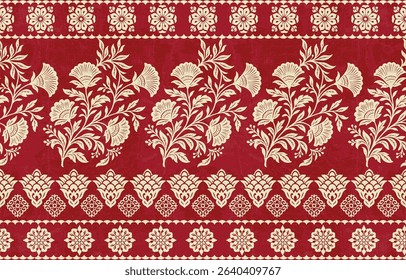Motifs African boho paisley Floral Ikat pattern embroidery border. Ethnic ikat floral Ethnic Indian Pattern Ikat pattern Ethnic Pattern.Border indian floral Aztec embroidery border seamless patterns